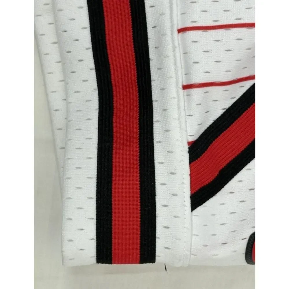 NWOT MITCHELL NESS Chicago Bulls Reload 1995 96 Pinstripe Shorts Mens Large